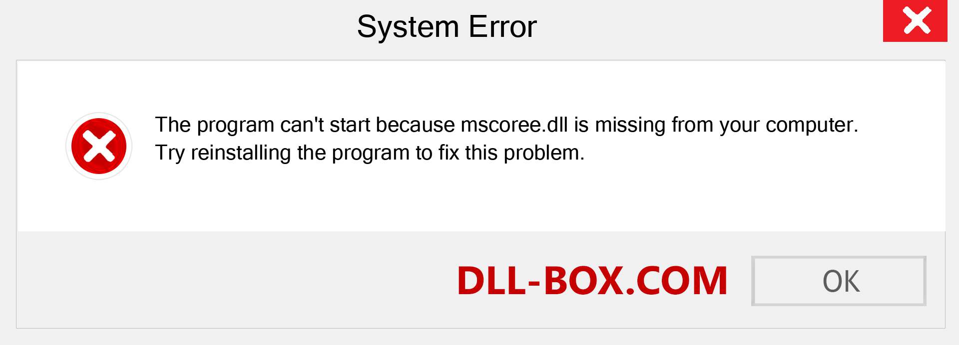  mscoree.dll file is missing?. Download for Windows 7, 8, 10 - Fix  mscoree dll Missing Error on Windows, photos, images